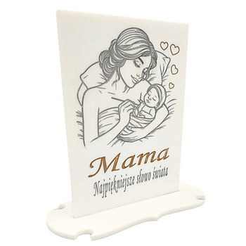 Prezent dla Mamy - obrazek na szkle akrylowym