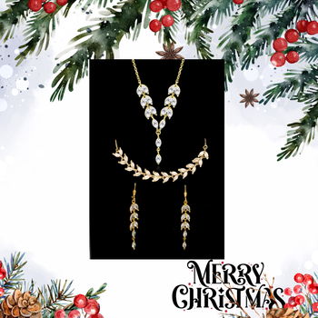 KOMPLET BIŻUTERII ZE SREBRA PREZENT NA ŚWIĘTA DLA ŻONY DZIEWCZYNY