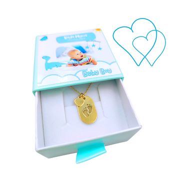 Stópki - pozłacany naszyjnik