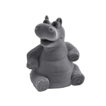 Pudełko prezentowe do pakowania biżuterii w kształcie hipopotama