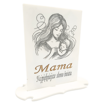Obrazek na szkle akrylowym - prezent dla Mamy