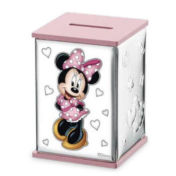 Skarbonka Disney Myszka  Minie dla dziewczynki z grawerem - prezent na Chrzest Św. roczek, urodziny