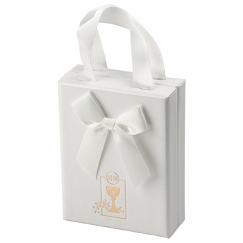 Pudełko do pakowania biżuterii na Pierwszą Komunię