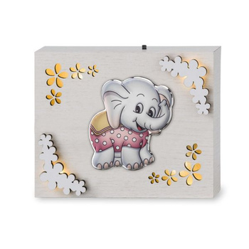 Lampka nocna dla dziewczynki Słonik